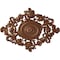 Ekena Millwork Katheryn Ceiling Medallion, Hand-Painted Polished Copper, 22 1/2"W x 30 3/8"H x 1 1/2"P CM30KTPOS - alternate 1